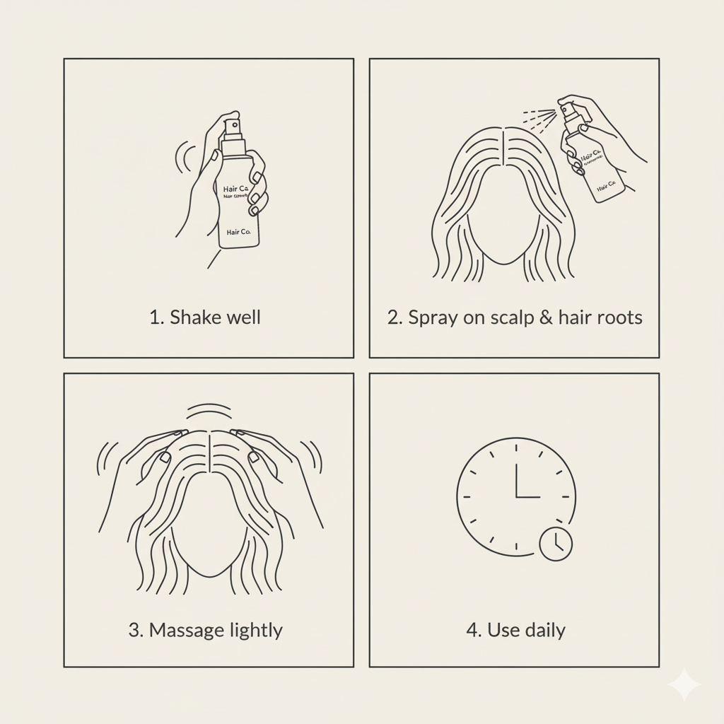 Hair Co. Rosemary Aloe Hair Growth Mist – Nourish & Repair