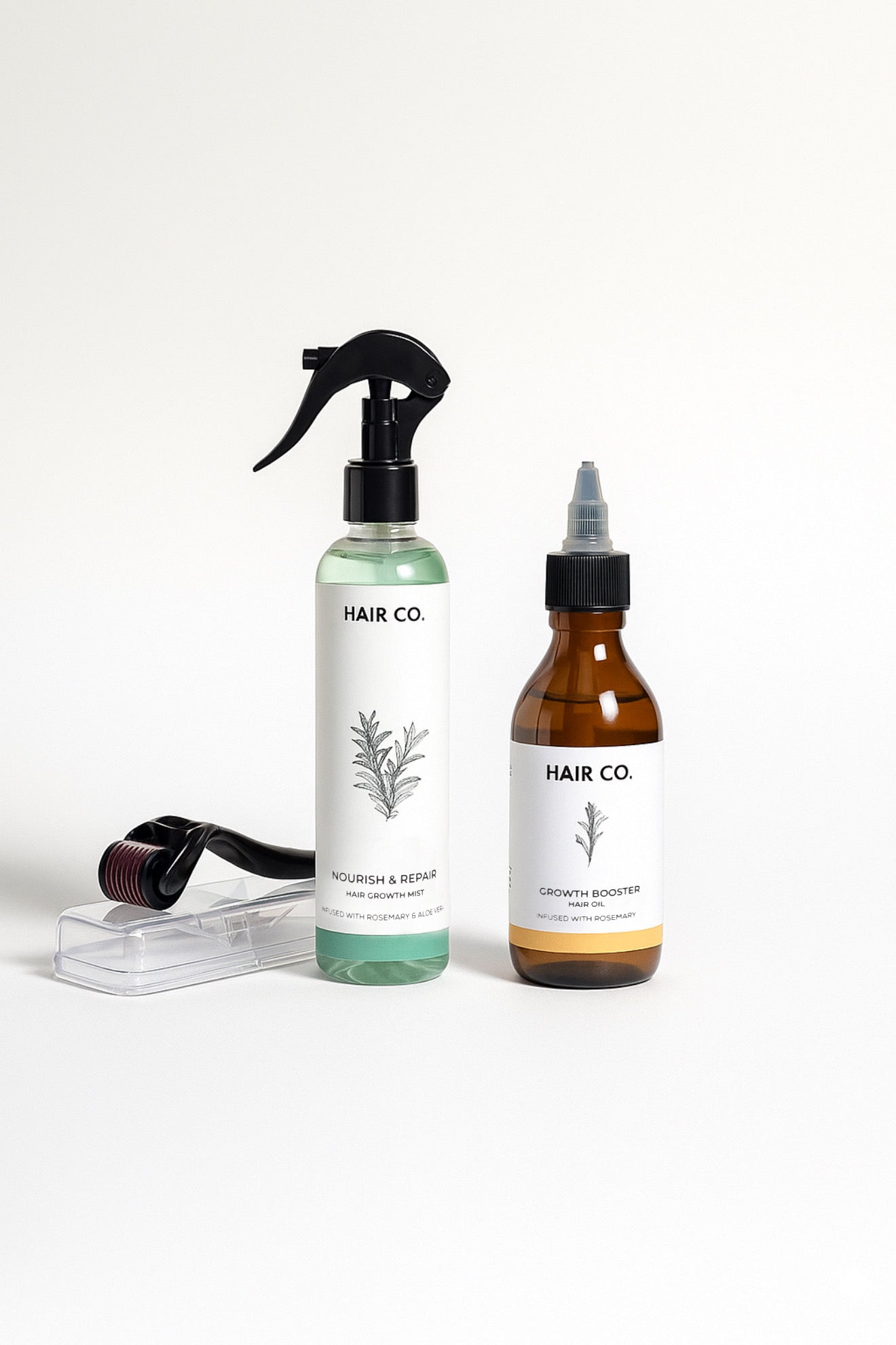 Hair Co. Ultimate Hair Growth Kit – Oil + Dermaroller + Mist